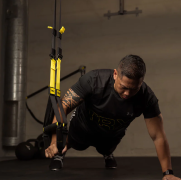 A man giving push-up